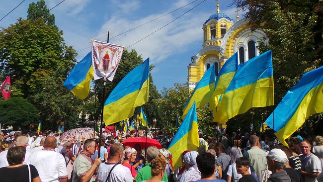 Крестный ход УПЦ КП к 1030-летию крещения Руси-Украины состоялся в Киеве 04