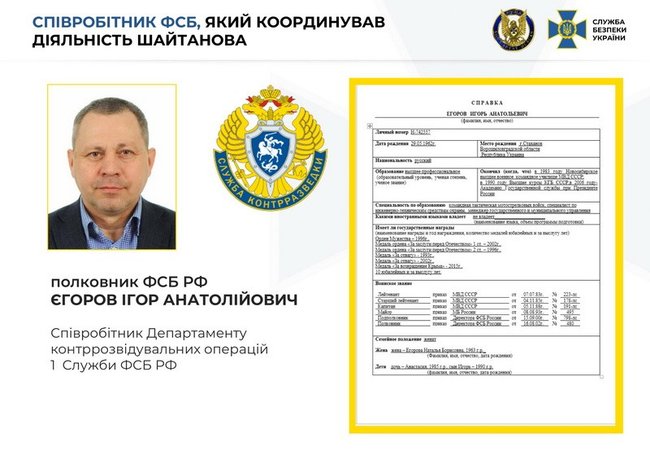 Контррозвідка затримала за підозрою в державній зраді і здійсненні терактів генерал-майора СБУ Шайтанова, який працював на ФСБ РФ 06