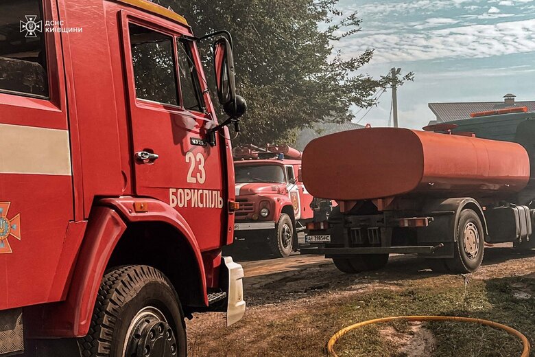 Пожежу в Броварському районі Київщини ліквідували