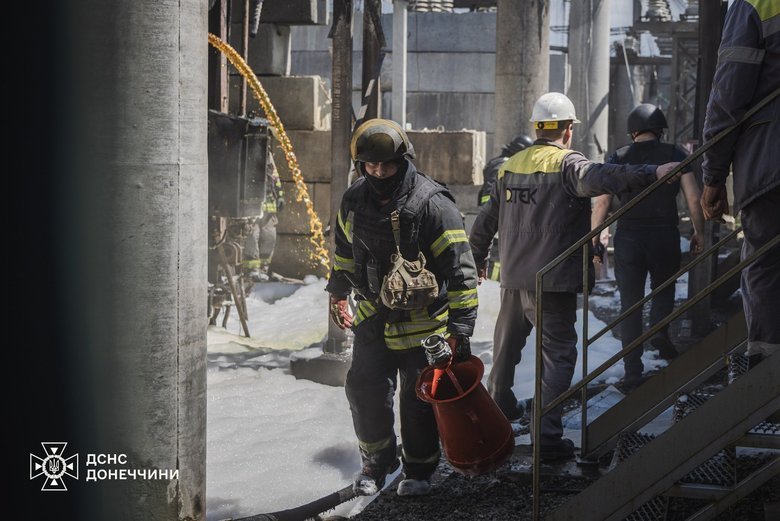 A Russian FPV drone attacked an energy facility in the Kramatorsk district