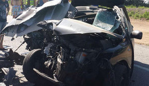 Two passengers killed in car crash in Poltava region. PHOTOS
