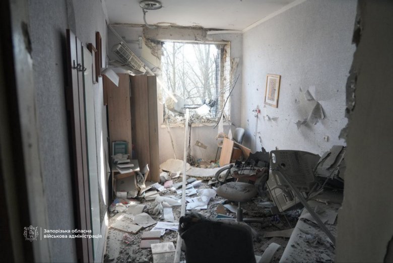 Удар РФ по пологовому будинку в Запоріжжі