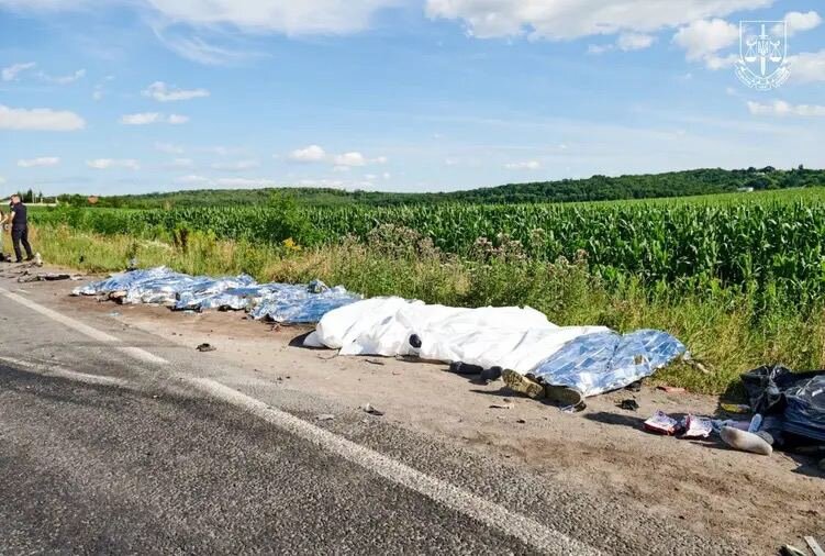 ДТП на Рівненщині, де загинуло 14 людей