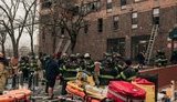 В Нью-Йорке произошел самый страшный пожар за последние 30 лет - погибли по меньшей мере 19 человек. ВИДЕО