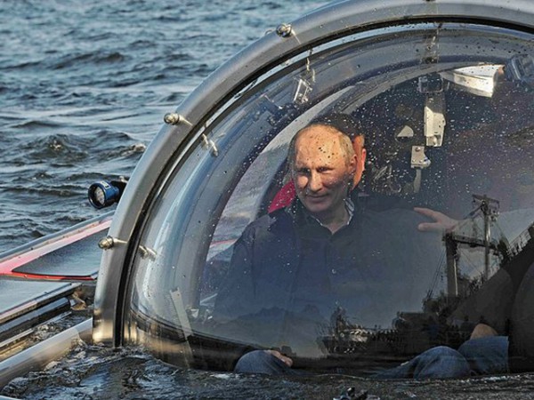 путин на батискафе