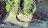 В Киеве сползает парковка бизнес-центра возле Протасового яра. ФОТО