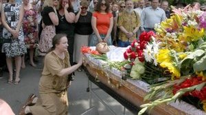 Dnipro city bid last farewell to volunteer soldier and Paris opera singer Wassyl Slipak. VIDEO+PHOTOS