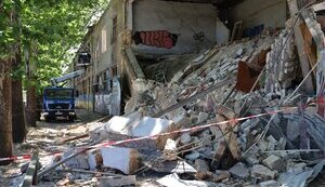У Миколаєві обвалилася будівля колишнього заводу