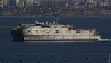 Новейший десантный катамаран ВМС США USNS Yuma зашел в Одесский порт. ФОТОрепортаж