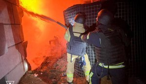 Рашисты нанесли удар по энергетической инфраструктуре Одесской области: вспыхнули пожары. ФОТО