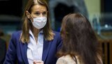 Глава МИД Бельгии Вильмес отказалась комментировать свое возможное назначение генсеком НАТО