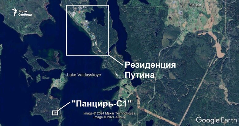 Поблизу резиденції Путіна на Валдаї встановили ще одну систему ППО "Панцир-С1", - ЗМІ