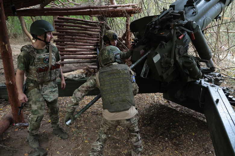 Артилеристи 52-ї бригади ВДВ окупантів, які воюють у Херсонській області