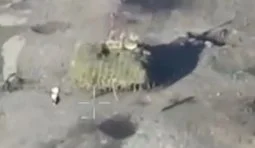 дрон атакує російський нрк