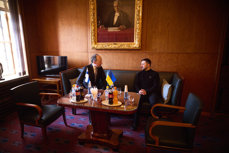 Зеленський у Фінляндії розповів про кроки для справедливого завершення війни