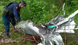 Remains of enemy Kh-101 missile found near railway tracks in Kyiv region