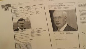 Interpol put Yanukovych, Azarov, and others on the wanted list. DOCUMENT
