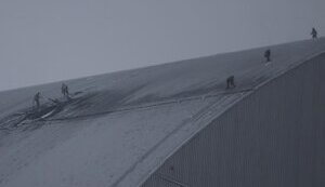 Fire on shelter cladding has been localised