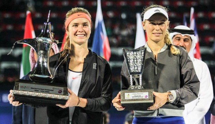 Ukraine's tennis player Svitolina wins Dubai, hits top 10. PHOTO