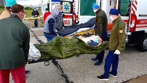 12 поранених воїнів евакуйовано літаком із Дніпра в Одесу, 4 у важкому стані, - волонтер Танцюра. ФОТОрепортаж