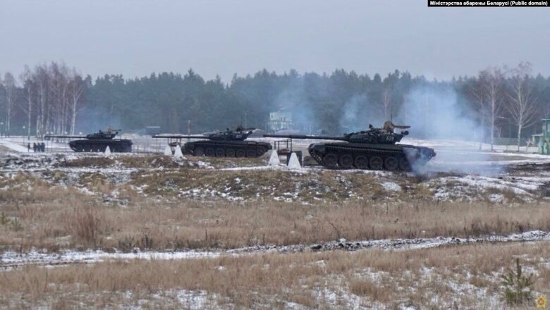 Позиції росіян на полігоні Лепельський у Білорусі 03