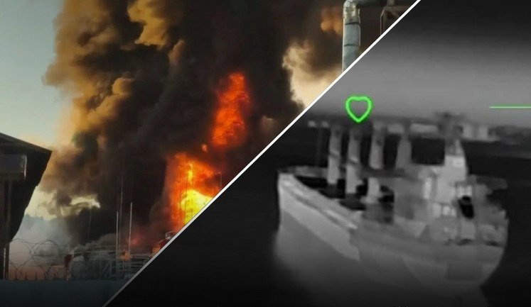 Силы обороны нанесли удар по нефтебазе в Подмосковье, кораблю "Светляк" и танкерам РФ, - Генштаб
