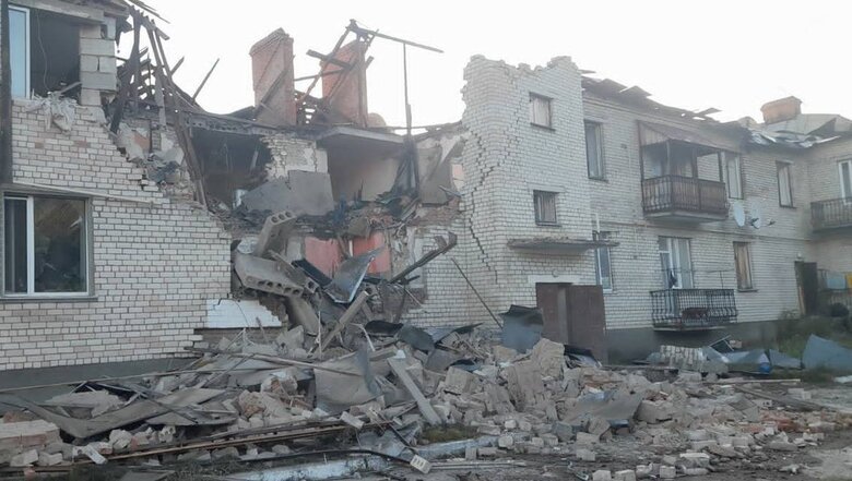 Consequences of nighttime attack by drones in Chernihiv region 02