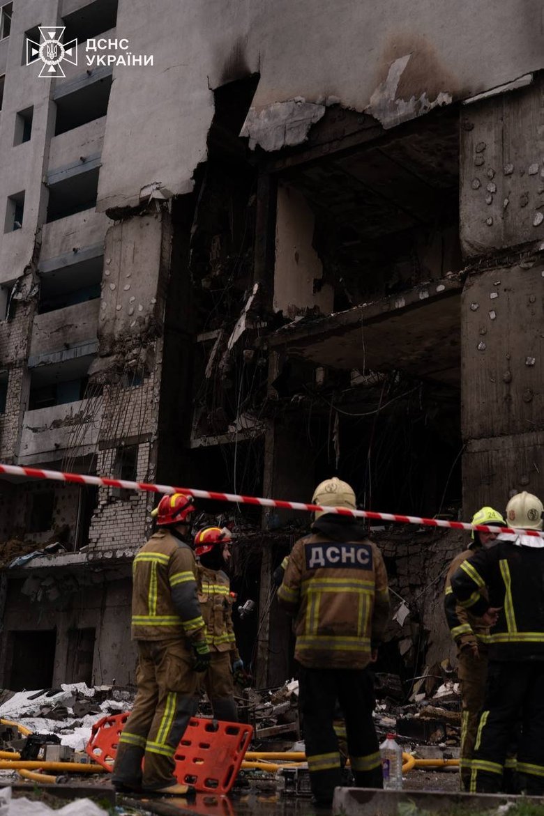 Russian strike on Kyiv on 6 July