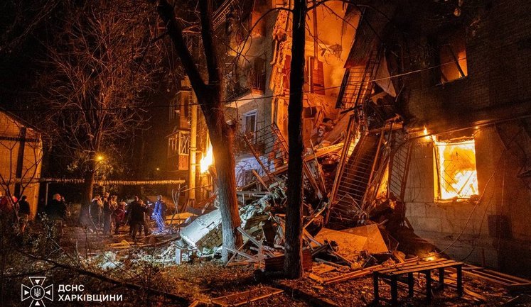 Strike on Kharkiv: three bodies have been found under rubble of building (updated). PHOTOS