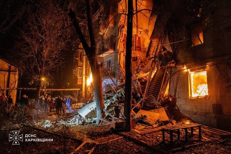 Харків: унаслідок масованої ворожої атаки постраждали 11 людей, ще трьох вдалося врятувати