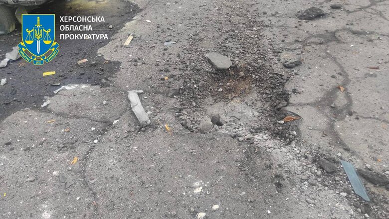 Наслідки обстрілу Нововоронцовки на Херсонщині