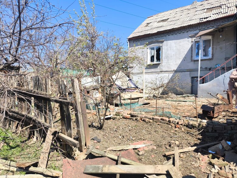 удар по Константиновке
