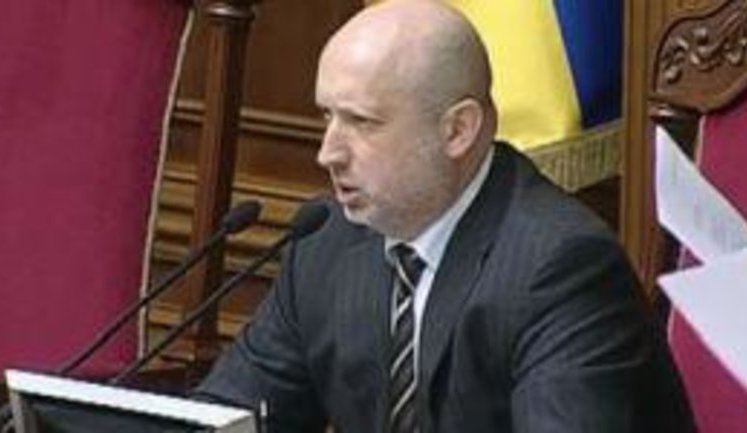 Turchynov Opened Session of New Parliament