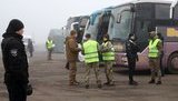 Обмін утримуваними особами на КПВВ "Майорське". ВIДЕО
