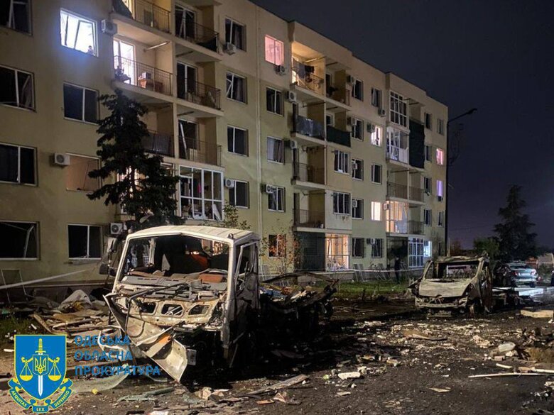наслідки обстрілу Одеси