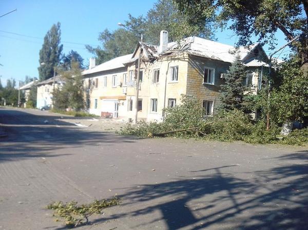 шахтерск обстрелы