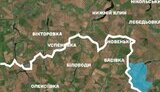 Карта враження російських позицій