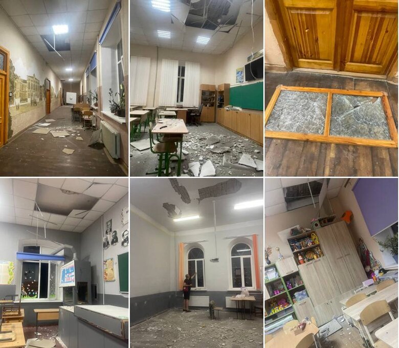 Ночная атака на Одессу: повреждены 7 учебных заведений 01