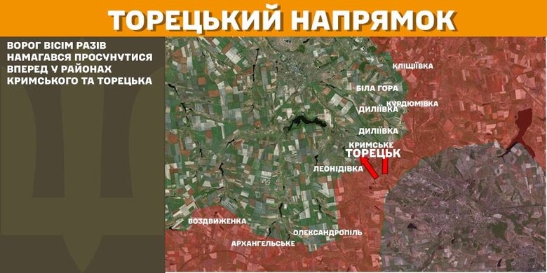 Торецкое направление 16 февраля