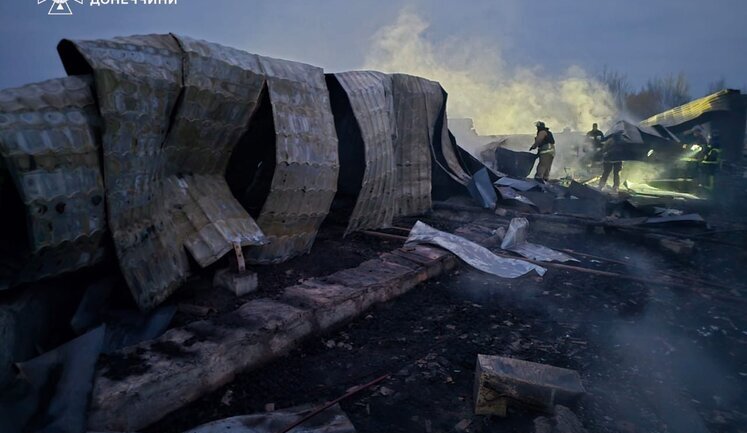 Russian troops strike at Kramatorsk district: enterprises damaged. PHOTOS