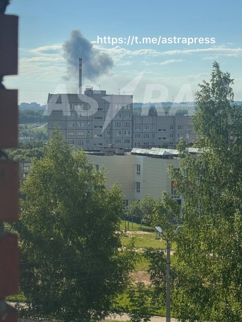 Горит завод в Чебоксарах