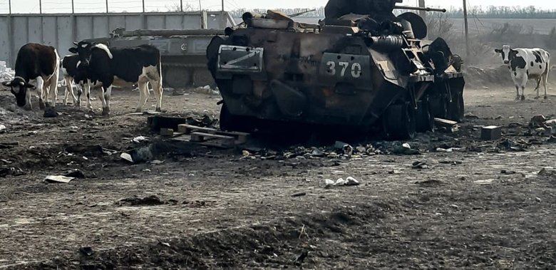 ВСУ освободили от оккупантов село Гусаровка Харьковской области 04