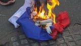 акция флаг посольство пикет рф сожжение