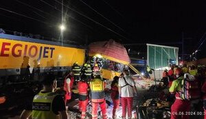 В Чехии пассажирский поезд, направлявшийся в Украину, столкнулся с грузовым: 4 погибших, много раненых. ФОТОрепортаж