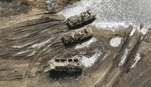 Знищена техніка російських окупантів в районі ООС. ФОТОрепортаж