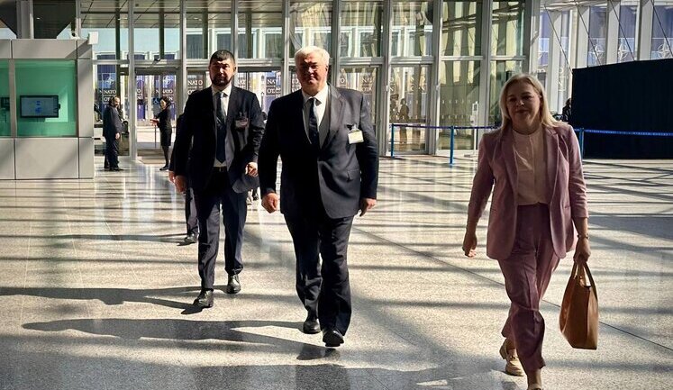 Sybiha begins visit to NATO Headquarters