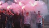"NewsOne – загроза нацбезпеці", – активісти пікетують Нацраду з ТРМ з вимогою скасування ліцензії телеканалу. ФОТОрепортаж