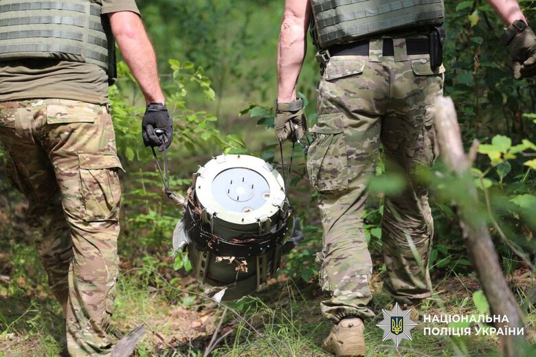 Два шахеди виявили у лісі на околицях Києва