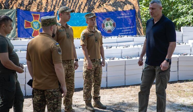 Две бригады Нацгвардии получили от громады Киева 2300 БПЛА, - Кличко