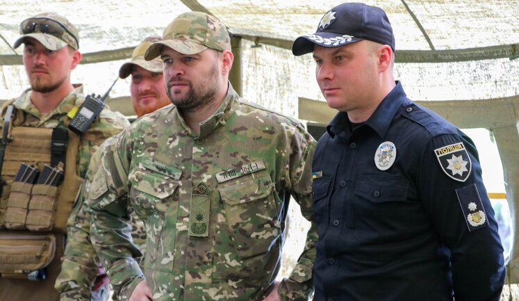 Vyhivsky visited training ground where unit of "Liut" assault brigade is trained. VIDEO&PHOTOS